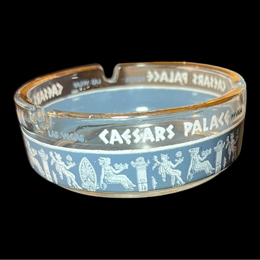 Vintage Caesars Palace Casino 3.5” Glass Ashtray Las Vegas Nevada - Picture 5 of 11